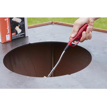 Barbecook garais gāzes šķiltavas kokogļu grila kūpinātāja un ugunskura aizdegšanai 29cm lokana galva regulējama liesma BC-ACC-7448 (BC-ACC-7448)