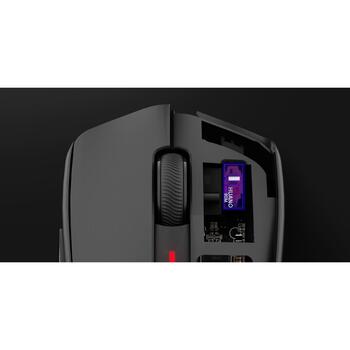 Genesis Zircon 500 G2 NMG-2113, spēļu pele, bezvadu, optiskā, 10000 dpi, 6 pogas, 2.4 GHz, Bluetooth, USB Type-C, melna (NMG-2113)