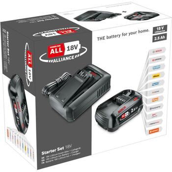 Bosch 1600A031T4 komplekts, 18V, 1x2.5Ah, AL 18V-44 lādētājs, 4.4A, 14.4-18V (1600A031T4)