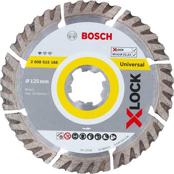 Диск алмазный X-LOCK 125x22,23x2x10 мм 2608615166 BOSCH (2608615166)