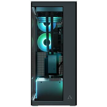 Arctic Kaste Xtender VG (Mirror Black) ACPCC00019A, 529mm, 231mm, 529mm, 5 ventilatori, 6 disku atbalsts, A-RGB (ACPCC00019A)