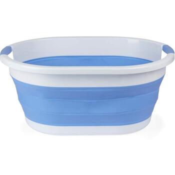 Beldray Корзина для белья LA034816CRNFPEU7, 28L, Синяя, Пластик, 62x45x27.5cm, Ручки для переноски (LA034816CRNFPEU7)