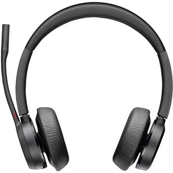 Poly Austiņas 77Z30AA, 3.2cm, USB Type-A, Bluetooth, 4 mikrofoni, Binaurālas, Melna (77Z30AA)
