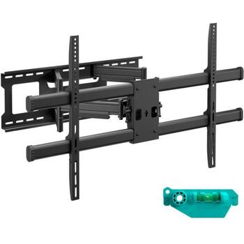 Onkron televizora stiprinājums M10-B, 106.7-3.05 m, 100 kg, VESA 200 x 100-1000 x 600, slīpums -13-9°, pagrieziens -45-45°, melns (M10-B)