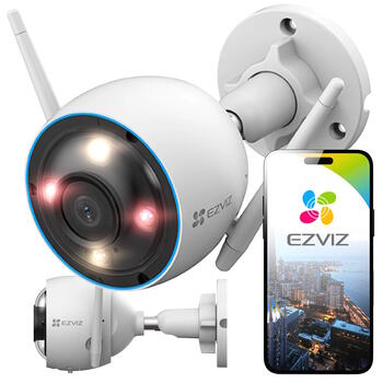 EZVIZ H3 CS-H3 5MPX уличная Wi-Fi камера, 2880x1620, 30m ночное видение, IP67, двусторонняя связь, MicroSD до 512GB (CS-H3)