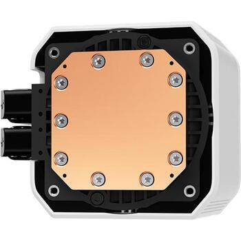Deepcool procesora šķidruma dzesētājs MYSTIQUE 360 R-LX360-WHDSNMP-G-1, 120 mm, 72.45 cfm, 3 ventilatori, 36.49 dBA (R-LX360-WHDSNMP-G-1)