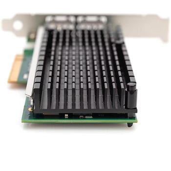 Digitus сетевая карта DN-10163, 2x10Gbps, PCIe x1, Intel X540-BT2, 10GBase-T, IEEE 802.3an, низкопрофильная (DN-10163)