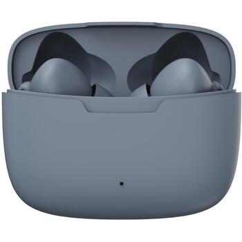 Denver Bezvadu austiņas TWE-47 111191120350, Bluetooth V5.0, 10m, 30mAh, 200mAh, 1.8h sarunu/mūzikas laiks, pelēks (111191120350)