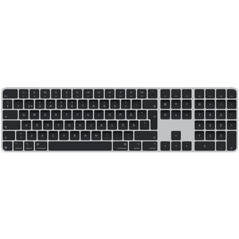 Apple Magic Keyboard с Touch ID и цифровой клавиатурой MXK83S/A, беспроводная, Bluetooth, черные клавиши, Шведский (MXK83S/A)