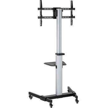 Sbox grīdas/mobilais statīvs LCD/LED televizoram FS-444, 37-86 collas, 50kg, 200x200-600x400, augstuma regulēšana 1200-1600mm (FS-444)