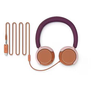 Philips детские наушники TAK2000MP/00, 20-20000 Гц, 32 Ω, 112 дБ, 3,2 см, 1,2 м, ограничение громкости 85 дБ, микрофон, USB-C, 3 (TAK2000MP/00)