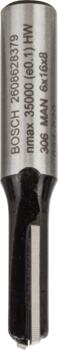 Pirkstfrēze frēze HM B=6 mm, l=16 mm,kāts 8mm, Rokas frēzēm, malu frēzēm GROPJU FRĒZE STANDARD FOR WOOD, 2608628379 BOSCH (2608628379)