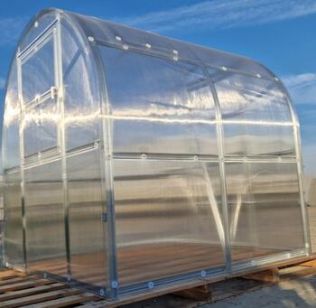 Siltumnīca KLASIKA SLIM 2x10m (20m2) ar 4mm polikarbonāta pārklājumu 4779037493258 (4779037493258)