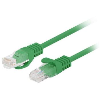 Lanberg кабель, Patchcord cat.5e UTP, PCU5-20CC-0100-G, 1м, 1Гбит/с, U/UTP, CCA, RJ45 Male, 10-pack (PCU5-20CC-0100-G)