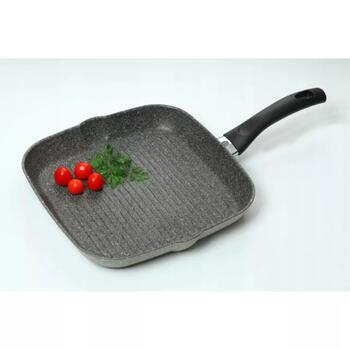 Ballarini Grilpanna 31000475, 28x28cm, 4,0mm, alumīnijs, karstumizturība līdz +150C, saderība ar gāzi un elektrību (31000475)