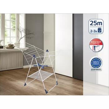 Leifheit Classic 250 Flex 1081409, сушилка для белья, 25м, 140см, нержавеющая, складная (1081409)