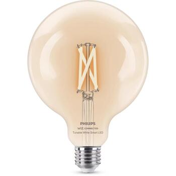 Philips умная LED лампа WFB 60W G125 927-65 CL 1PF/6 8719514372108, E27, 7Вт, 806лм, 2700-6500K, Wi-Fi, Bluetooth, диммируемая (8719514372108)
