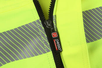 Pesso Hi-vis jaka DS135G_XL, 0.43kg, CL2, dzeltena/melna, 88% poliesteris, 12% kokvilna (DS135G_XL)