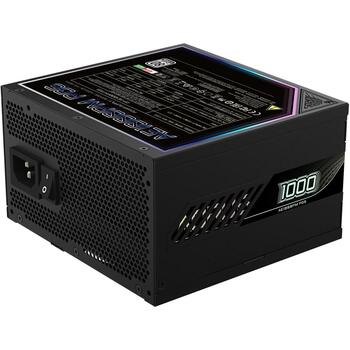 Gigabyte Datora barošanas bloks GP-AE1000PMPG5, 1000W, 80 PLUS Platinum, 120mm ventilators, pilnībā modulārs, aktīvā dzesēšana (GP-AE1000PMPG5)