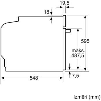 Bosch Духовка HBG7721W1S, 71 л, Электрическая, Пиролиз, Сенсорное управление, Конвекция, Белая (HBG7721W1S)