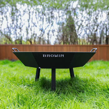 Browin 330496 Dārza ugunskura vieta, 70cm, 2mm tērauds, melna, 8.3kg (330496)
