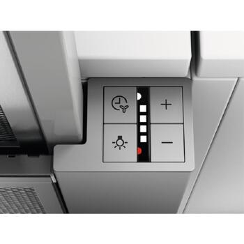 AEG DPE5660M встраиваемая вытяжка, 60см, 660м³/ч, LED 1x6W, 3 скорости, интенсивный режим, рециркуляция (DPE5660M)