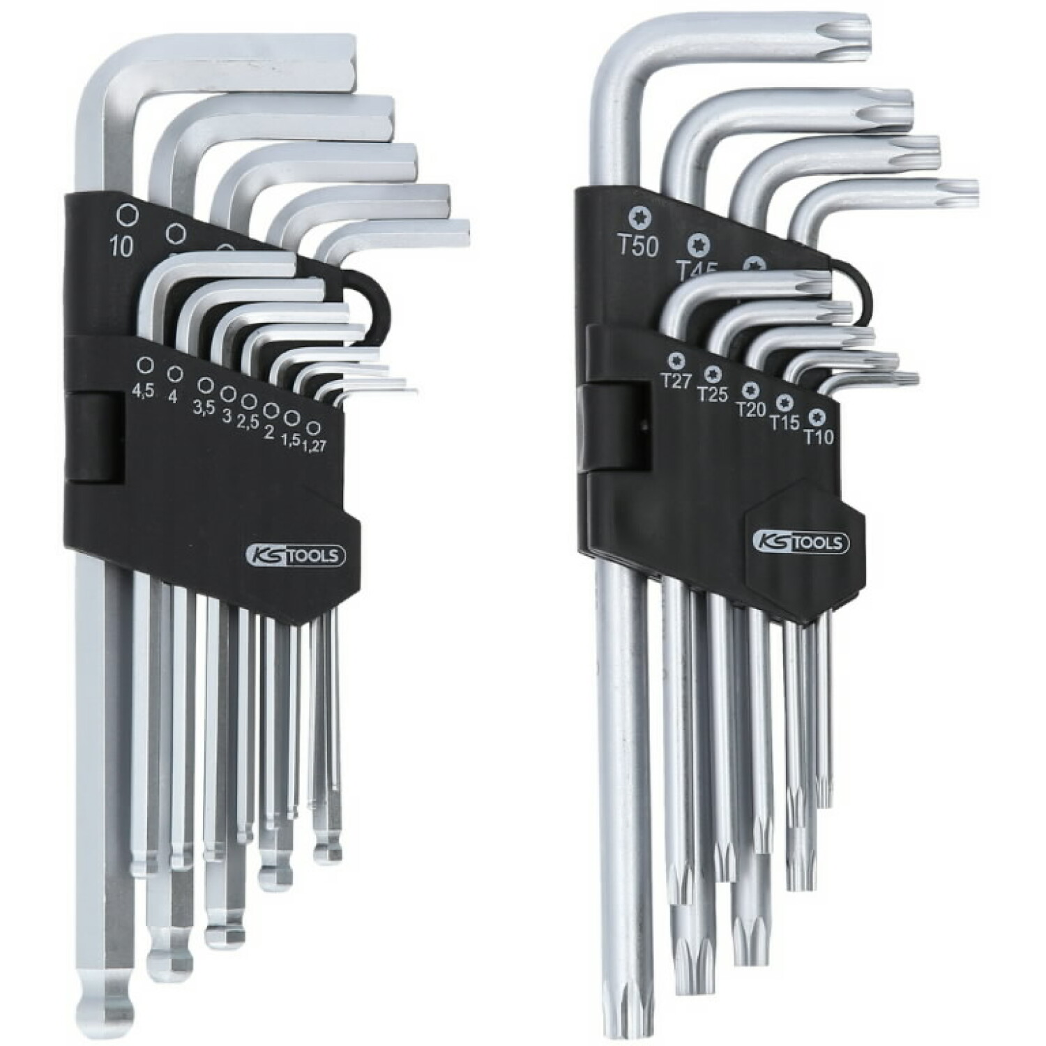 KSTOOLS 151.4000 L-hex un L-Torx atslēgu komplekts, 22gab., 0.76kg (151.4000)