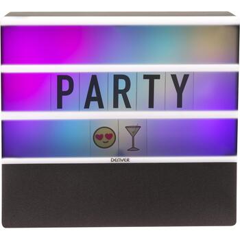 Denver Bluetooth skaļrunis BTL-50MT 111151010690, 8-10m, 700g, RGB LED apgaismojums, iebūvēts akumulators (111151010690)