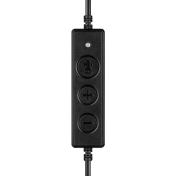 Sandberg Наушники 126-13, 2.1м, USB, 30мм, 20-7000Гц, 2.7мм микрофон, 50-16000Гц, -40дБ (126-13)