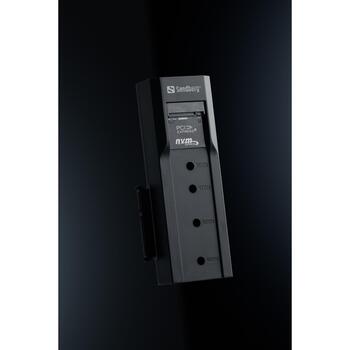Sandberg USB 3.2 клонер и док 136-49, 10 Гбит/с, 2x, M.2, NVMe, SATA, USB 3.2 Gen 2, черный (136-49)