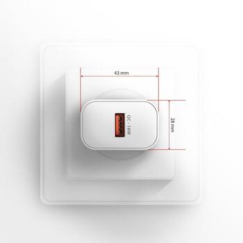 Axagon lādētājs ACU-QC18W 18W 1xUSB-A QC3.0, Ieejas spriegums 100-240V, Aizsardzība pret pārslodzi, Pārkaršanu, Pārspriegumu (ACU-QC18W)