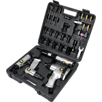 Vorel Pneimatisko instrumentu komplekts 81142, 33 gab, 340 Nm, 0-25000 min⁻¹, 4500 min⁻¹, 0,63 MPa, 226 l/min, 1/2