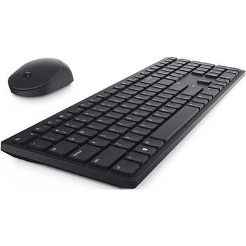 Dell Pro klaviatūra un pele KM5221W 580-AJRV, 2.4GHz, 3 pogas, bezvadu savienojums, akumulatori iekļauti, krievu (580-AJRV)