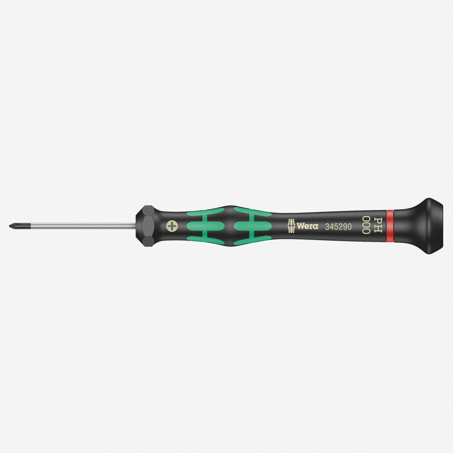 Wera 05345290001 PH #000 x 40mm skrūvgriezis, 137mm, Black Point, pretslīdes, daudzkomponentu rokturis (05345290001)