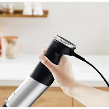 Tefal Погружной блендер HB67G830, 1000 Вт, 20 скоростей, Турбо режим, Черный/Нержавеющая сталь (HB67G830)