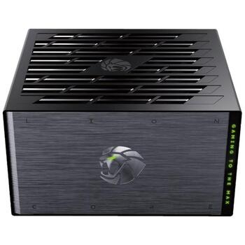Gamemax barošanas bloks LION CORE 1200P, 1200 W, Platīna, Pilnībā modulārs, 1 x 24 pin ATX, 2 x 8 pin CPU, 4 x 8 pin PCIe (LION CORE 1200P)