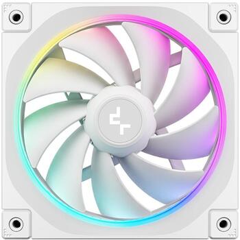 Deepcool Ventilators FL12 WH 3 IN 1 R-FL12-WHAPN3-G, 55 cfm, 32 dBA, 500-2150 rpm, 3 fāžu motors, ARGB Gen 2 (R-FL12-WHAPN3-G)