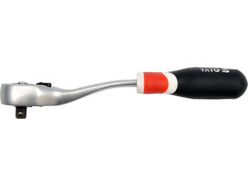 Yato трещоточная рукоятка YT-0730, 155 мм, 1/4