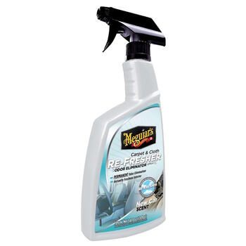 Meguiar's G180724 audumu un paklāju atsvaidzinātājs – smaku likvidētājs, New Car aromāts 709 ml (G180724)