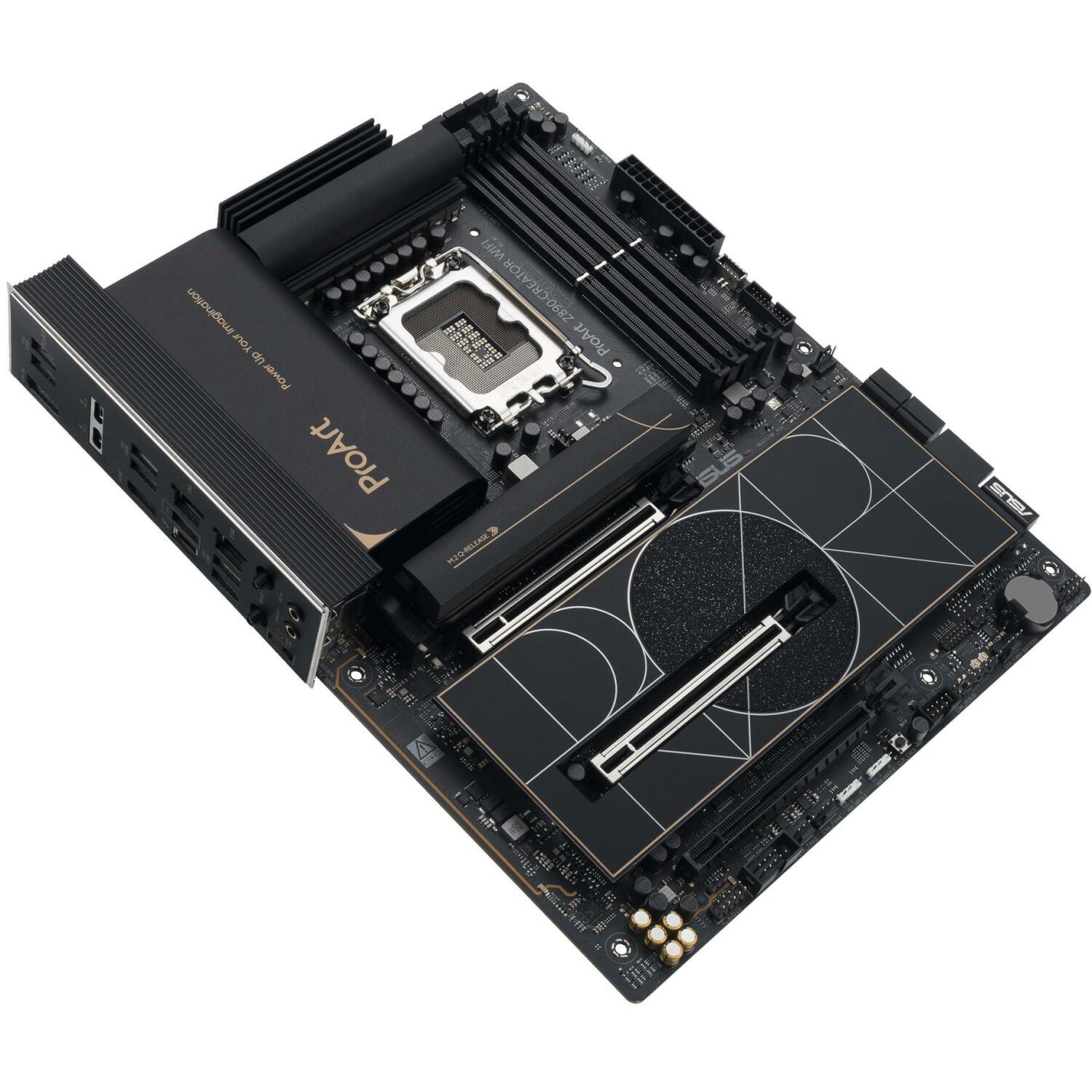 Asus настольная плата PROART Z890-CREATOR WIFI, LGA 1851, DDR5, 192 ГБ, 5 M.2, 10 Гбит, 2.5 Гбит, Wi-Fi 7, 3 Thunderbolt (PROART Z890-CREATOR WIFI)