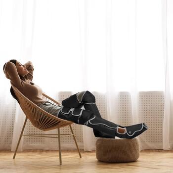 Bodi-Tek BT-MAFL-EU Comfort360 массажер для ног с воздушной компрессией, 6 режимов, нагрев, вибромассаж, автоотключение (BT-MAFL-EU)