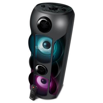 Портативная Bluetooth колонка мощностью 80 Вт RMS с TWS соединением и RGB подсветкой PS-720 Чёрный SV-019600 SVEN (SV-019600)