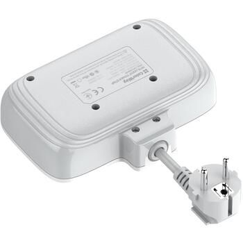 Colorway силовая розетка CW-CHE24PDW, 1 USB Type-C (PD), 1 USB-A (QC3.0), 2 USB-A (AUTO-ID), 2500W, 100-240V (CW-CHE24PDW)