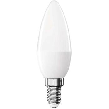 Emos LED лампочка Classic Candle ZQ3E21, 4,2 Вт, 470 лм, теплый белый, E14, 30 000 часов, 240°, 2 700 K (ZQ3E21)