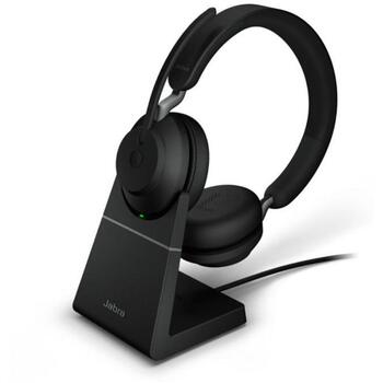 Jabra austiņas Evolve2 65 Link380a MS, 26599-999-999, 30m, Stereo, 1xUSB 2.0, trokšņu samazināšana, Microsoft Teams (26599-999-999)