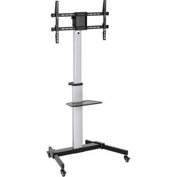 Sbox grīdas/mobilais statīvs LCD/LED televizoram FS-444, 37-86 collas, 50kg, 200x200-600x400, augstuma regulēšana 1200-1600mm (FS-444)