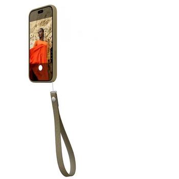 Apple Ремешок на запястье MKF94ZM/A, 39.1 см, оливковый, 100% переработанный PET, магниты, совместим с iPhone и AirPods Pro (MKF94ZM/A)