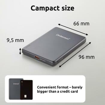 Intenso Power Bank 7344024, 5000mAh, 15W беспроводная зарядка, 20W USB-C PD, совместим с MagSafe (7344024)