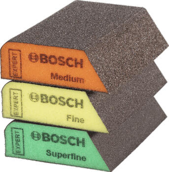 S470 Combi bloks 69 x97 x26mm,M,F,SF,3gab., Slīpēšanai ar rokām EXPERT S470 COMBI BLOKS SLĪPĒŠANAI, 2608901174, BOSCH (2608901174)