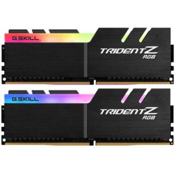 G.Skill Trident Z RGB F4-3200C16D-16GTZR модуль памяти, 16 ГБ, 3200 MT/s, 1.35 В, CL16, 2 x 8 ГБ, DIMM 288-pin, RGB LED (F4-3200C16D-16GTZR)